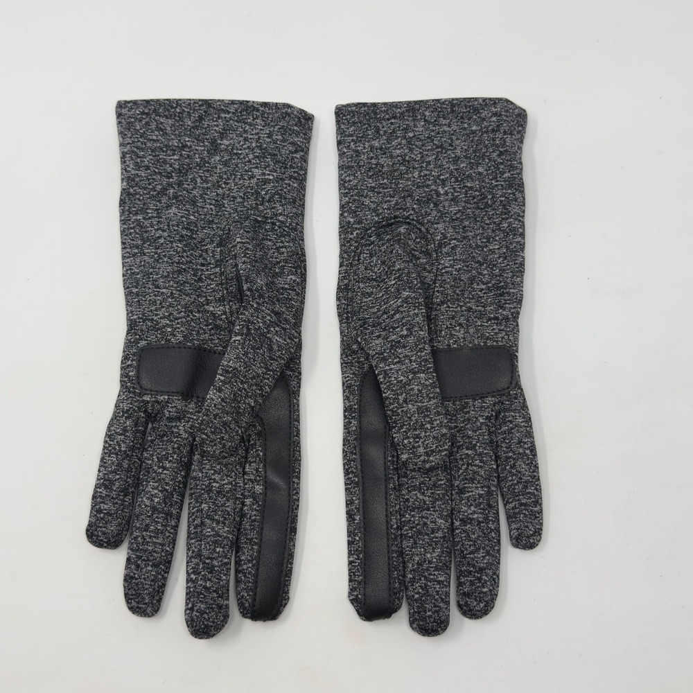 Isotoner Womens SmarTouch Gray Marl Spandex‎ Gloves Fleece Lined Grip 21524 OS - Picture 3 of 7